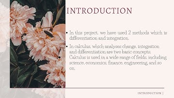 BFC 15003 | Calculus Project | Group 6 Section 2 | Presentation Video | UTHM