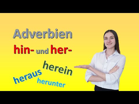 Adverbien hin- und