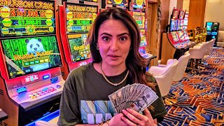 OMG It WORKED!! $100 Into 10 Slot Machines In Vegas!
