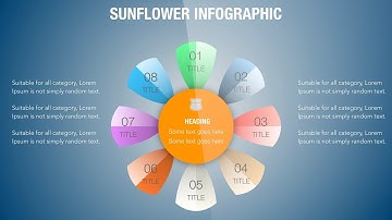 #043 Apple Keynote Tutorial:Sunflower Infographic Presentation Design Principle #StayHome #WithMe