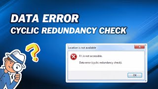 how to solve data error cyclic redundancy check｜check/format the disk