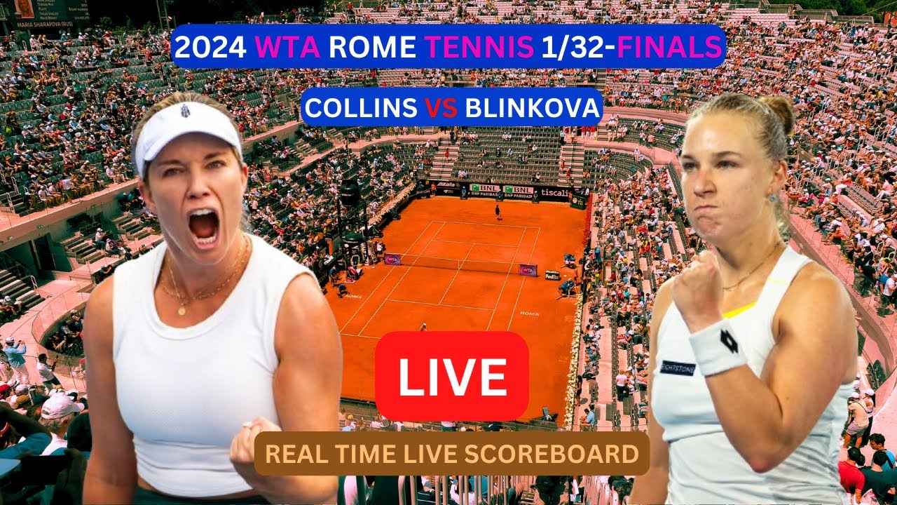 Danielle Collins Vs Anna Blinkova LIVE Score UPDATE Today Women's ...