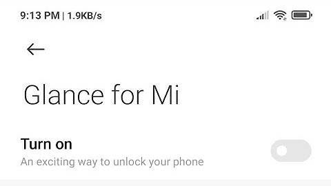 mi glance not showing | mi glance missing | mi glance not working