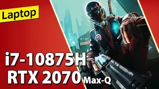 i7-10875H + RTX 2070 Max-Q Laptop // Test in 12 Games