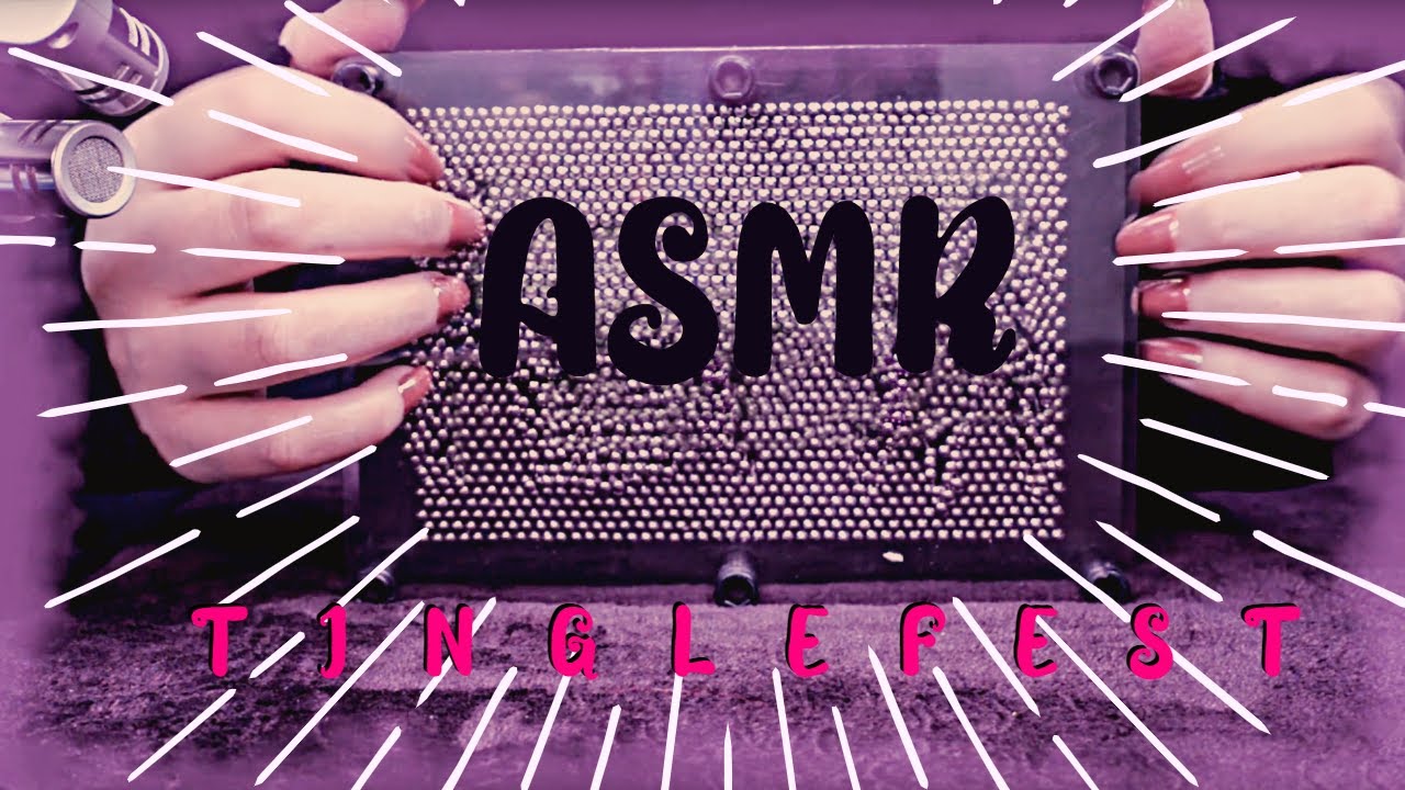 Tinglefest- Metal Pin Art ASMR (No Talking)
