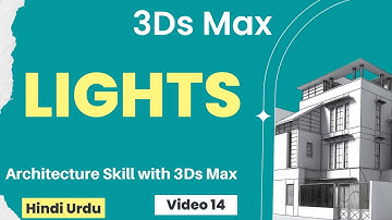 How to add standard lighting 3Ds Max video 14 | direct light | Omni Light etc
