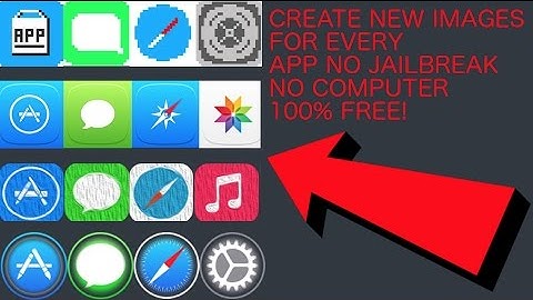 HOW TO GET CUSTOM APP ICONS IOS AND ANDROID FREE NO JAILBREAK NO COMPUTER NEW FOR 2017 FAST AND EASY