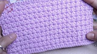 غرزه جميله مقفوله للمبتدئين /crochet stitches