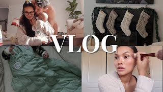 VLOG! Balancing Work with a Baby, Quick Makeup, Baby Essentials!