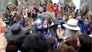 StoneHenge Summer Solstice 2012 clip3 (Bashing Sticks)