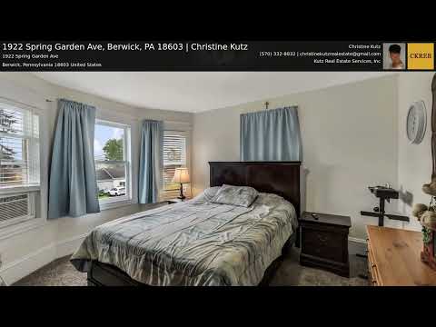 1922 Spring Garden Ave, Berwick, PA home video tour