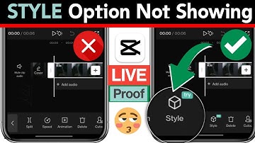 Capcut Style option Not Showing 2025 | How to Get Style Option in Capcut (New trick)