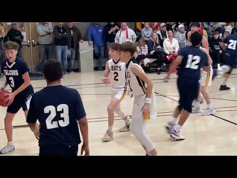 The Hays, Ks. Middle School Falcons 7th grade boys basketball team opened their 2024 season at home against Garden City Kenneth Henderson.
Here are highlights. Hays Middle School 7th Grade Falcons vs Garden City Kenneth Henderson Jan 18, 2024