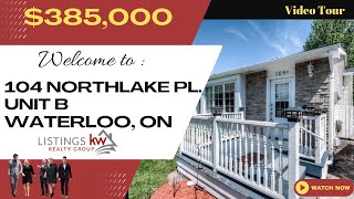 104B Northlake Place, Waterloo, Ontario - Kitchener Waterloo Real Estate