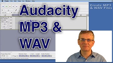 Audacity Tutorial How to Save a WAV or MP3 File | Export Sound Format Tutorial