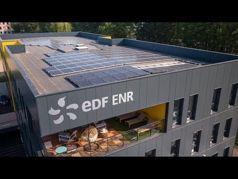 EDF ENR équipe la toiture de son nouveau siège d'une installation solaire en autoconsommation !