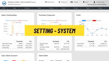 (ENG) Setting - System (Webmax ERP System) (V3)