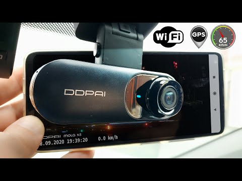 УМНЫЙ РЕГИСТРАТОР за 33$ DDPai Dash Cam Mola N3 1600P HD GPS