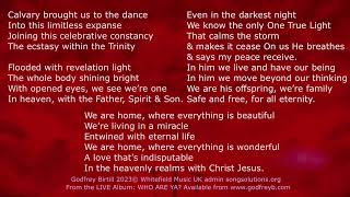 Calvary Brought s to the dance. by Godfrey Birtill. From Album WHO ARE YA? FROM: www.godfreyb.com