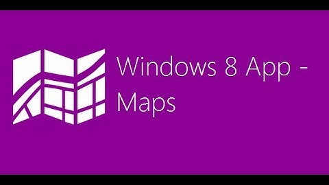 Windows 8 App - Maps