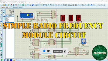 Simple Radio frequency (RF module) circuit design || Proteus Tutorial - 16