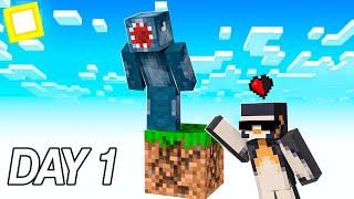 TRAPPED In Hardcore Skyblock With SB737 #1