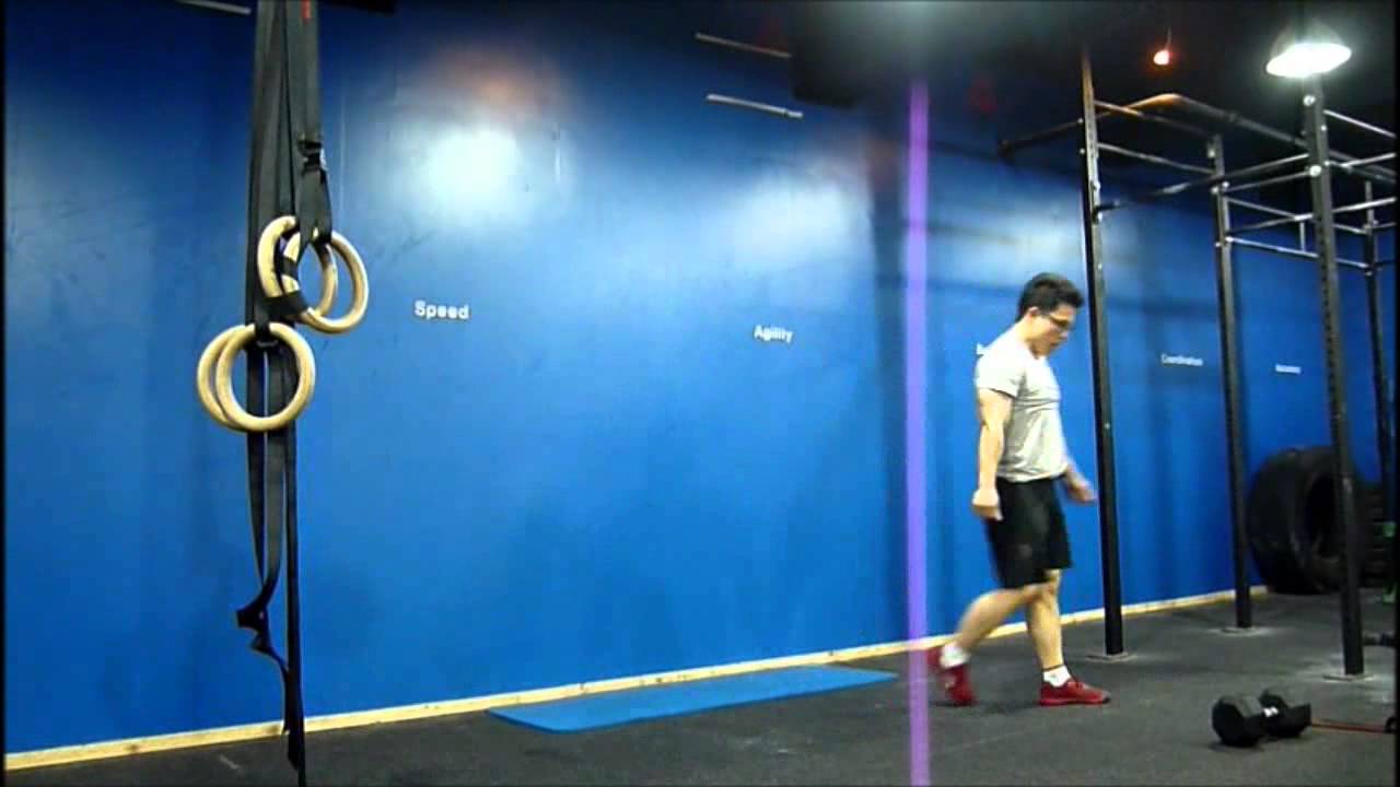 Youngjun Kim 130702 CrossFit WOD sdhp hspu c2b pull up db snatch YouTube