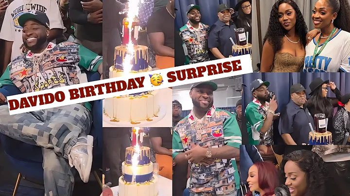 Davido Biggest Birthday Surprise In Atlanta By His Wife And Family On His 33Rd Birthday 
