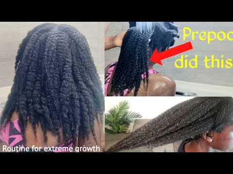 RIGHT WAY TO PREPOO YOUR HAIR FOR LENGTH RETENTION AND FAST HAIR GROWTH|HOW TO PREPOO HAIR|NATURAL4C
