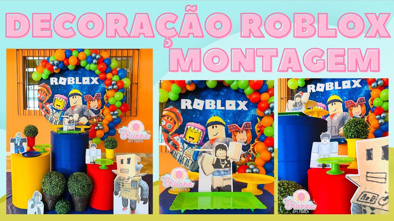 Montagem Festa Roblox #Vlog #montagem #festa 