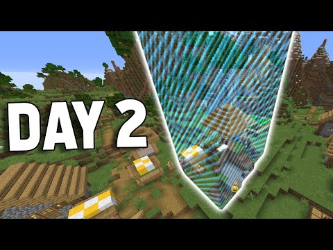 Surviving Minecraft In A 10x10 World Border day 2... - Surviving Minecraft In A 10x10 World Border day 2...