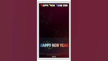 Happy new year green screen status // Aveeplayer template full HD 4k video