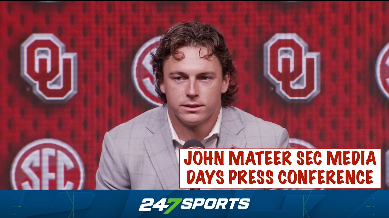 Oklahoma QB John Mateer Press Conference 