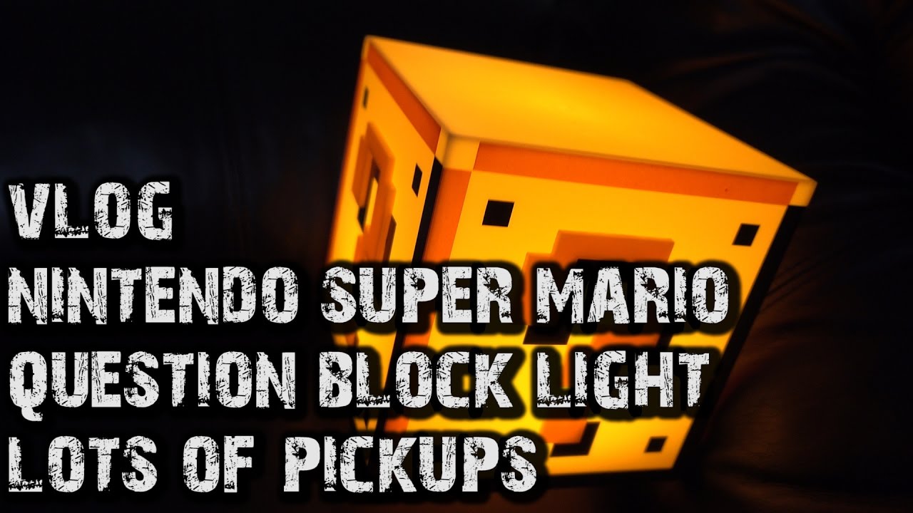Vlog Early April Nintendo Super Mario Bros Question Block Light Plus vlog-early-april-nintendo-super-mario-bros-question-block-light-plus