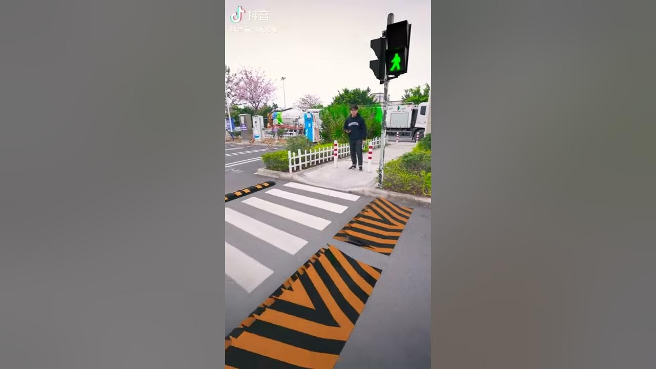 Like, pedestrian crossing of the future, cool | Duoyin (Tik Tok