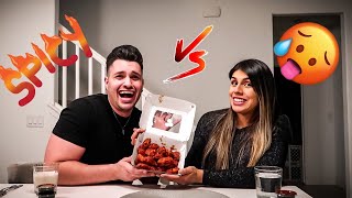 BUFFALO WILD WINGS BLAZIN HOT WING CHALLENGE!!! | The Lomeli Family