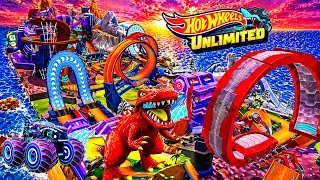 ホットウィール・アンリミテッド　この不可能なコースをクリアできる人はいるか？さあ、レースを始めよう！ screenshot 1
