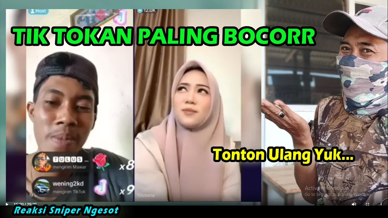 TIK TOKAN MAS IYUN DAN BUNDA FAUZANA PALING MALU MALU #masiyun #fauzana #yunfa #sobatngarit