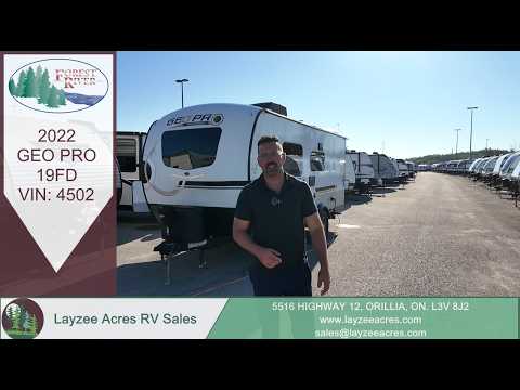 2022 Forest River Geo Pro 19FD Vin: 4502 - Layzee Acres RV Sales