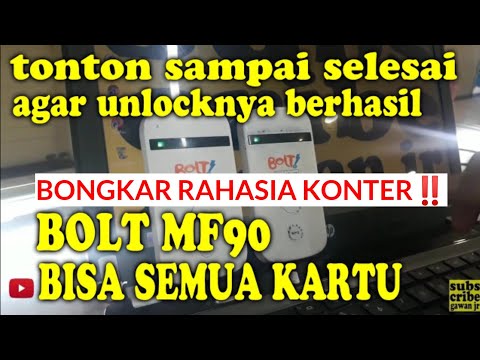 MF90 merupakan modem generasi pertama yang dikeluar bolt. Modem ini sangat kuat dan power full. Body. 