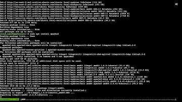 Install Apache and allow inbound http/s traffic