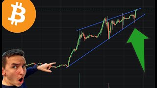 BITCOIN RISING WEDGE JUST FORMED !!!!!!!