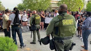 Moreno Valley peaceful Protest by IE Black lives Matter George floyd