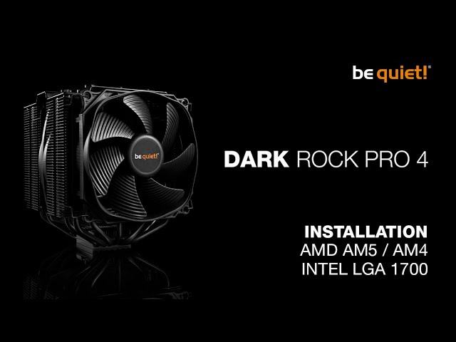 be quiet! Dark Rock Pro 4 Review - Installation & Temperature Test 