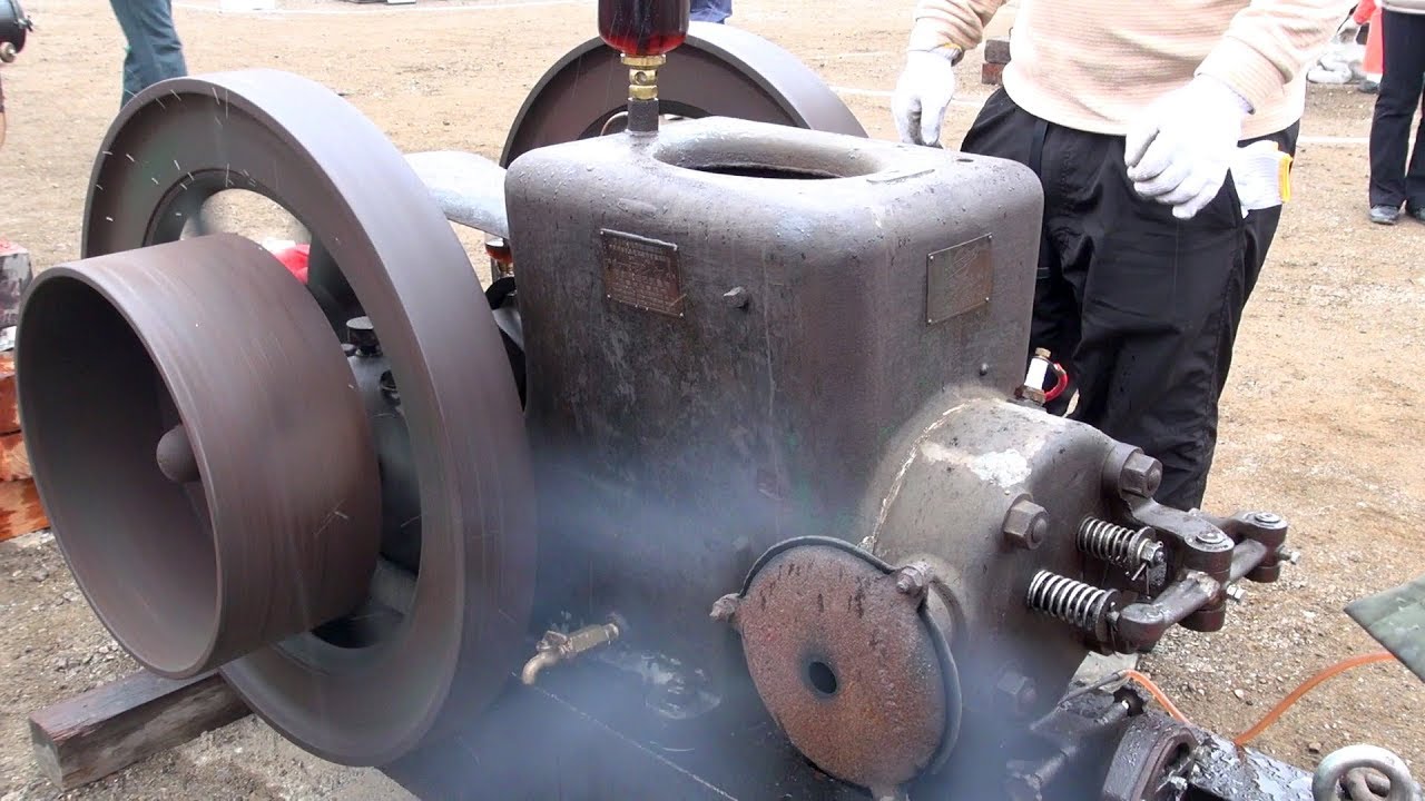 1920s YANMAR Hit & Miss Petroleum Engine 20bhp? [Old Engines in