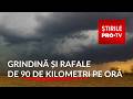Vremea rece se instalează în România: Cod galben de ploi, grindină și vijelii