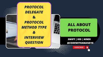 Protocol & Delegate | Protocol Method Type (Optional & Required) | Swift 5 #swiftprogramming #ios