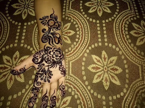 Mehndi Design on Birthday And New Year 2018