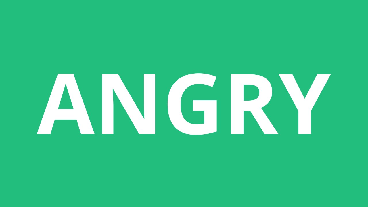 How To Pronounce Angry - Pronunciation Academy - YouTube