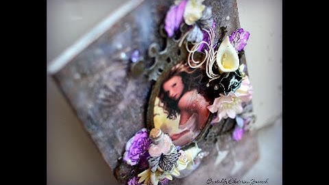 Mixed Media Canvas.  Step by step tutorial.